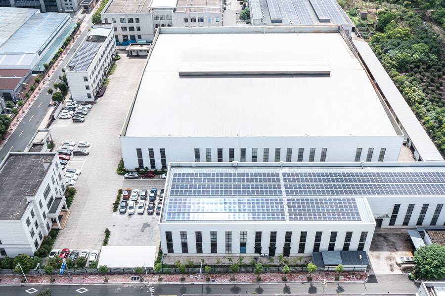 نمای بیرونی کارخانه